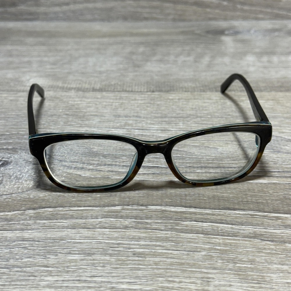 Kate Spade NY Blakely‎ Eyeglass Frames Womens 135 Teal Tortoise Rectangle 0JLM - Picture 2 of 12
